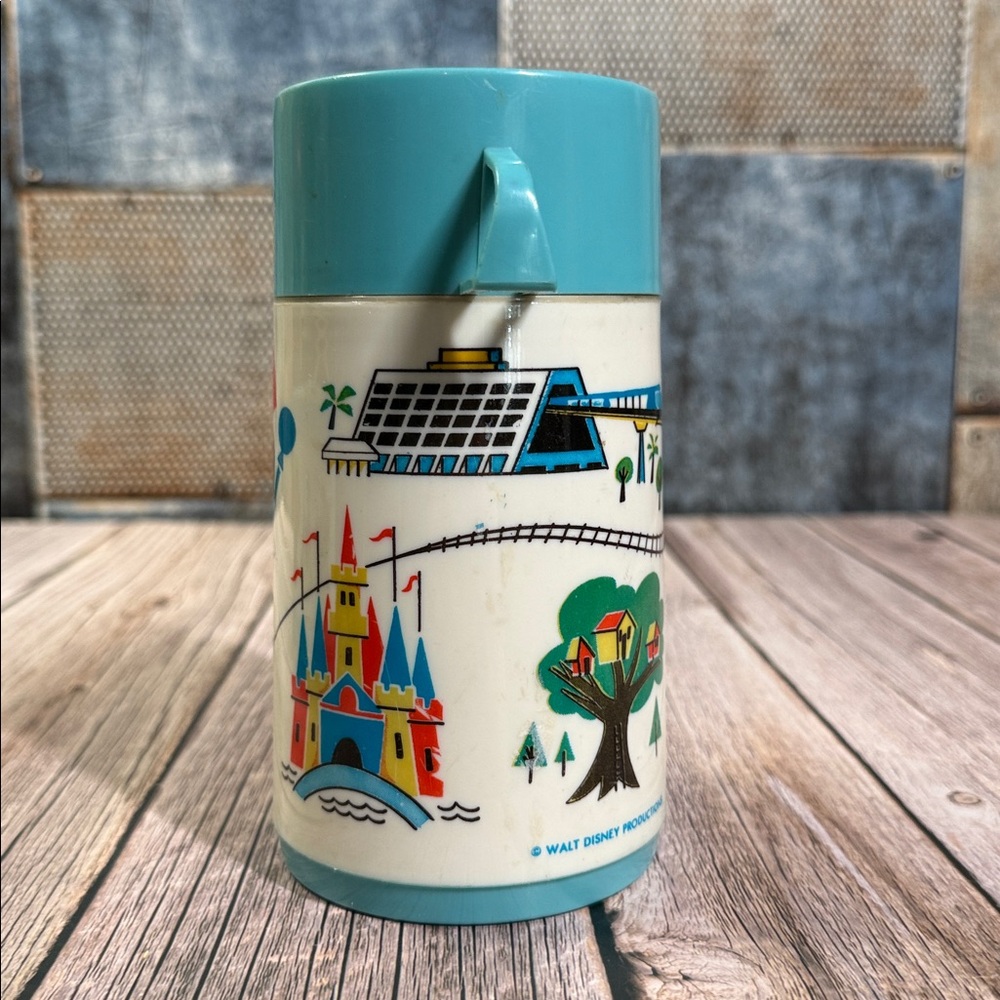 Vintage Aladdin Walt Disney World Metal Lunch Box and Thermos - Picture 12 of 16
